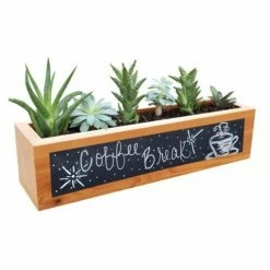 Wholesale β¨ Novelty Gronomics Rectangular Succulent Planter With Chalkboard β¨