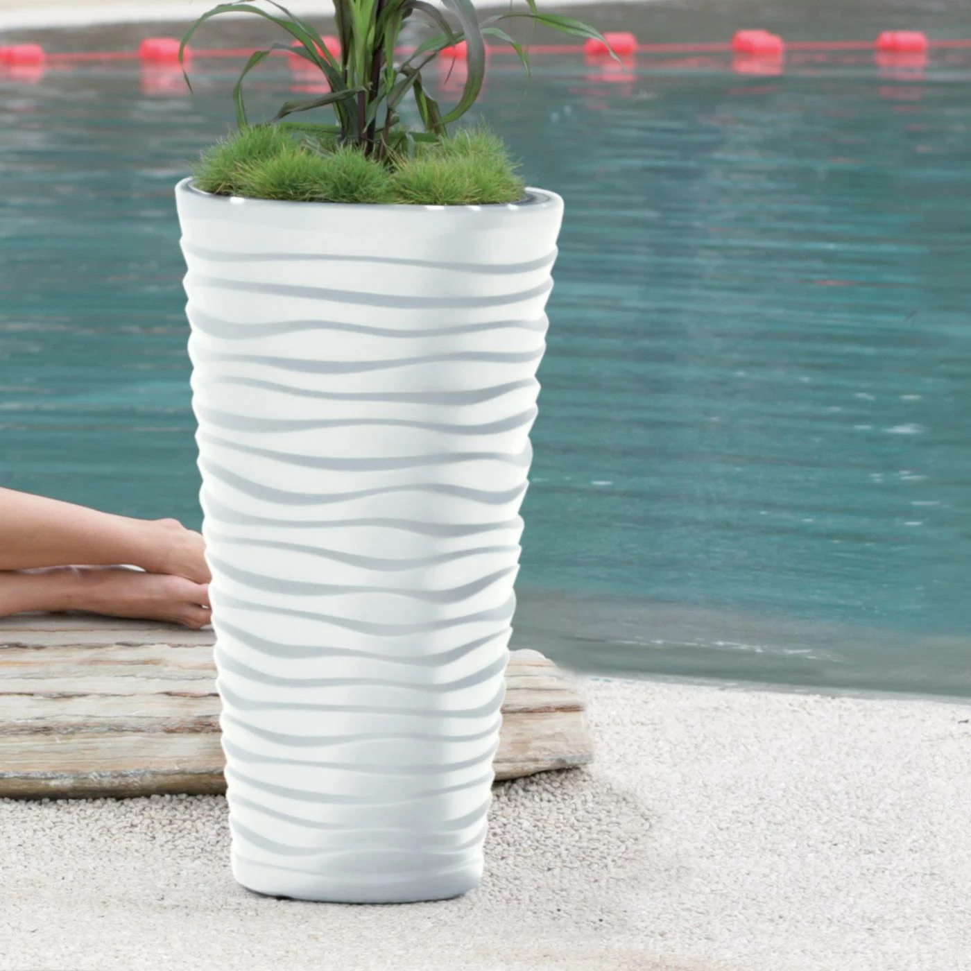 Budget π₯ Novelty Kasamodern Modern Round Planter Pot With Horizontal Waves 𧨠1 Budget π₯ Novelty Kasamodern Modern Round Planter Pot With Horizontal Waves π§¨