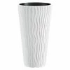 Flash Sale 🤩 Novelty Kasamodern Modern Round Planter Pot With Vertical Waves ⌛