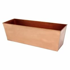 Budget ⌛ Window Boxes ACHLA Designs Copper Plated Flower Box ⭐