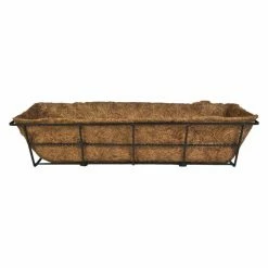 Buy 🎉 Deck & Railing CobraCo 24 In. Black Canterbury Adjustable Deck Railing Planter 👍