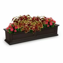 Hot Sale 🎉 Window Boxes Mayne 60-Inch Rectangle Polyethylene Fairfield Window Box 🎉
