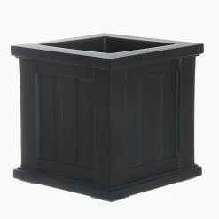 New 🔔 Planter Pots Mayne Square Polyethylene Cape Cod 14 X 14 Patio Planter ⭐