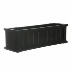 Flash Sale 👍 Window Boxes Mayne 36 In. Rectangle Polyethylene Cape Cod Window Box 🥰