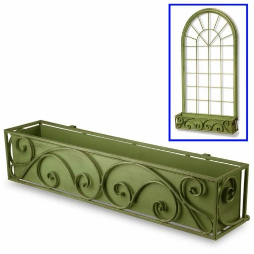 Buy ✔️ Window Boxes National Tree Company Garden Accent Window Box Planter 🧨 -Garden Planters & Plant Pots Sales Shop masterNATC1549
