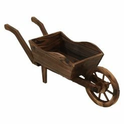 Garden Planters & Plant Pots Sales Shop 13 Best deal β Novelty Sunnydaze Decor Wooden Wheelbarrow Decorative Planter π