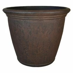Cheap 🛒 Planter Pots Sunnydaze Decor Anjelica Unbreakable Double-Walled UV Resistant Flower Pot Planter 🧨