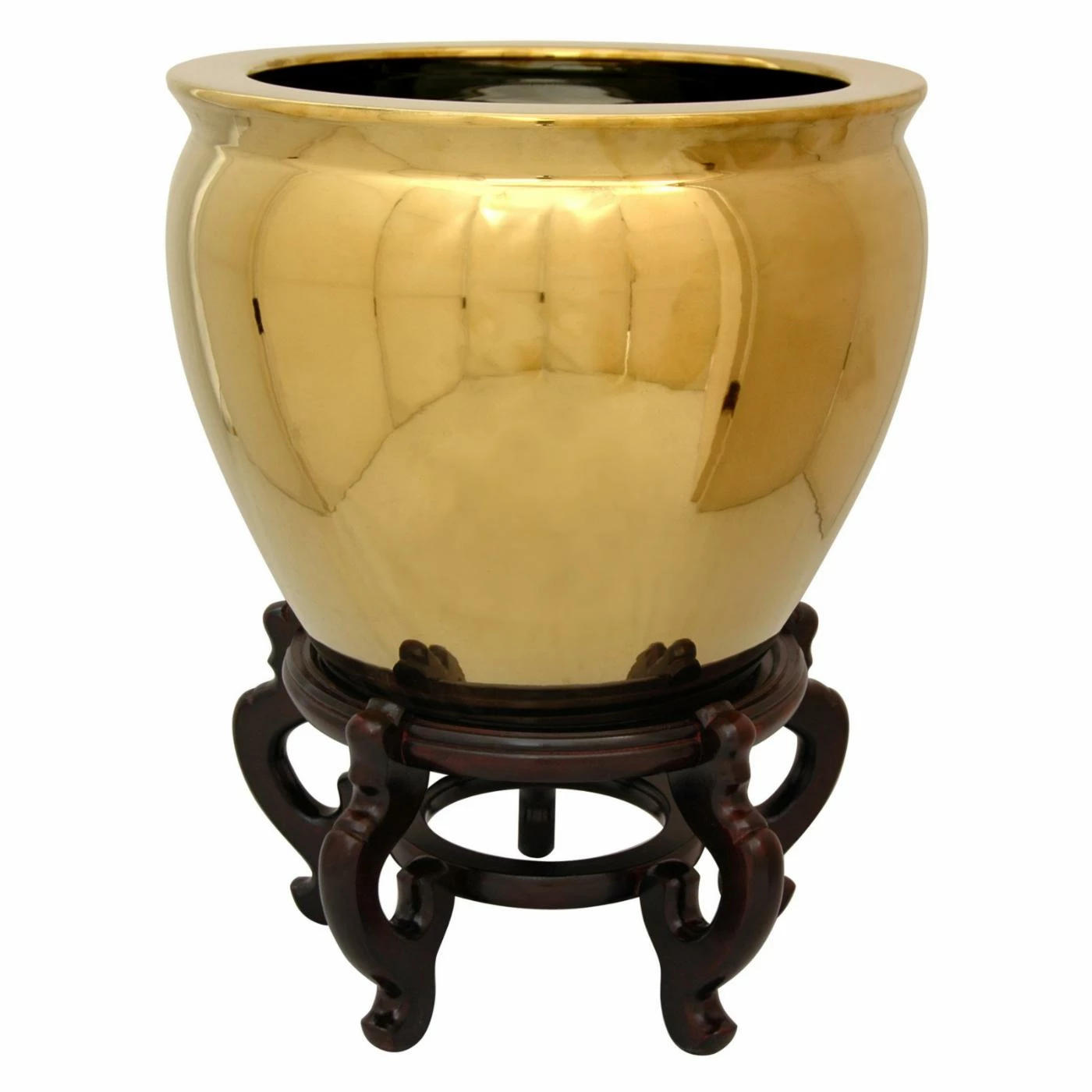 Coupon ๐งจ Novelty Oriental Furniture Solid Gold Porcelain Fishbowl Planter ๐ 1 Coupon ๐งจ Novelty Oriental Furniture Solid Gold Porcelain Fishbowl Planter ๐
