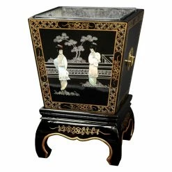 Promo 🔔 Novelty Oriental Furniture Asian Lacquer Planter 🥰