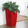 Discount 😀 Planter Pots Square Lechuza Cubico Self-Watering Indoor Planter ✨