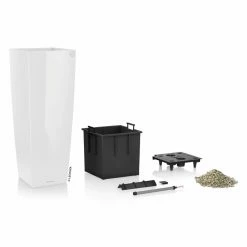 Budget 🎉 Planter Pots Rectangle Lechuza Cubico Alto Planter 🤩