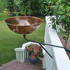 Budget 🎁 Starlight Garden & Patio Torche Deck & Railing Starlight Garden & Patio Torche Copper Planter With Deck Mount ✔️
