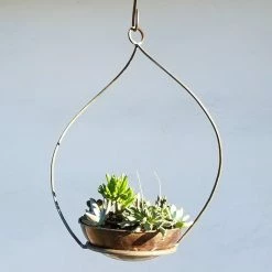 Flash Sale 🧨 Hanging Passage Handmade Open Swirl Frame And Planter ⌛