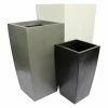 Discount ⭐ Planter Pots Root And Stock Orinda Tall Square Curved Fiberglass Planter 🛒