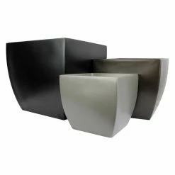 Coupon 😍 Planter Pots Root And Stock Pacifica Square Curved Fiberglass Planter Box ⌛