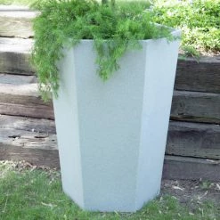 Buy ⭐ Riverside Plastics Commercial Hexagonal Resin Taos Planter 🎁