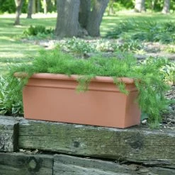 Top 10 ❤️ Riverside Plastics Commercial Rectangle Resin Scottsdale Planter Box ✔️