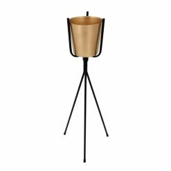 Outlet 🎉 Novelty Sagebrook Home Metal Planter With Black Tripod 😍