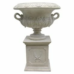 Deals 👍 Design Toscano Grande Acanthus Sculptural Architectural Garden Urn 🥰