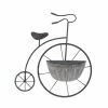 Hot Sale 🛒 Novelty DecMode Traditional Iron Penny Farthing Wall Planter ⌛