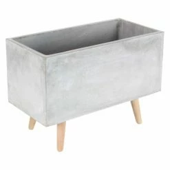 Brand new ❤️ Trough DecMode Rectangle Fiberglass Planters - Set Of 2 ⌛