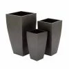 Best Pirce ⭐ Planter Sets DecMode Gray Metal Planters - Set Of 3 ✨