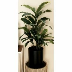 Promo ⭐ Planter Pots DecMode Black Metal Planter 🌟
