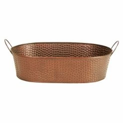 Discount 🎁 Novelty Wald Import 14 In. 🔨 Hammered Copper Planter ⌛