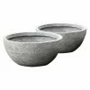 Top 10 💯 Novelty LuxenHome WH030 Round Bowl Planters - Set Of 2 ✔️
