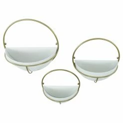 Best Sale 🎁 Vertical Gardens Aspire Home Accents Isley Modern Wall Planter - Set Of 3 ✨ -Garden Planters & Plant Pots Sales Shop scaleASP1154