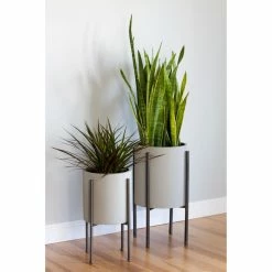 Budget 🔔 Planter Sets Aspire Home Accents Tania Mid Century Planters - Set Of 2 😍 -Garden Planters & Plant Pots Sales Shop scaleASP937