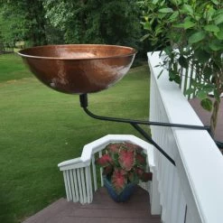 Budget 🎁 Starlight Garden & Patio Torche Deck & Railing Starlight Garden & Patio Torche Copper Planter With Deck Mount ✔️ -Garden Planters & Plant Pots Sales Shop scaleRIHI054