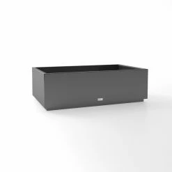 Outlet 😉 Commercial Veradek Metallic Series LONG BOX Planter ✔️ -Garden Planters & Plant Pots Sales Shop scaleVERA016