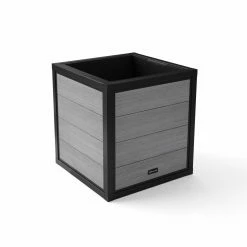 New 🎁 Commercial Veradek Duo Series Cubus Planter ⌛ -Garden Planters & Plant Pots Sales Shop scaleVERA060